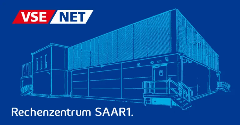 Illustration des VSE NET Rechenzentrums SAAR1